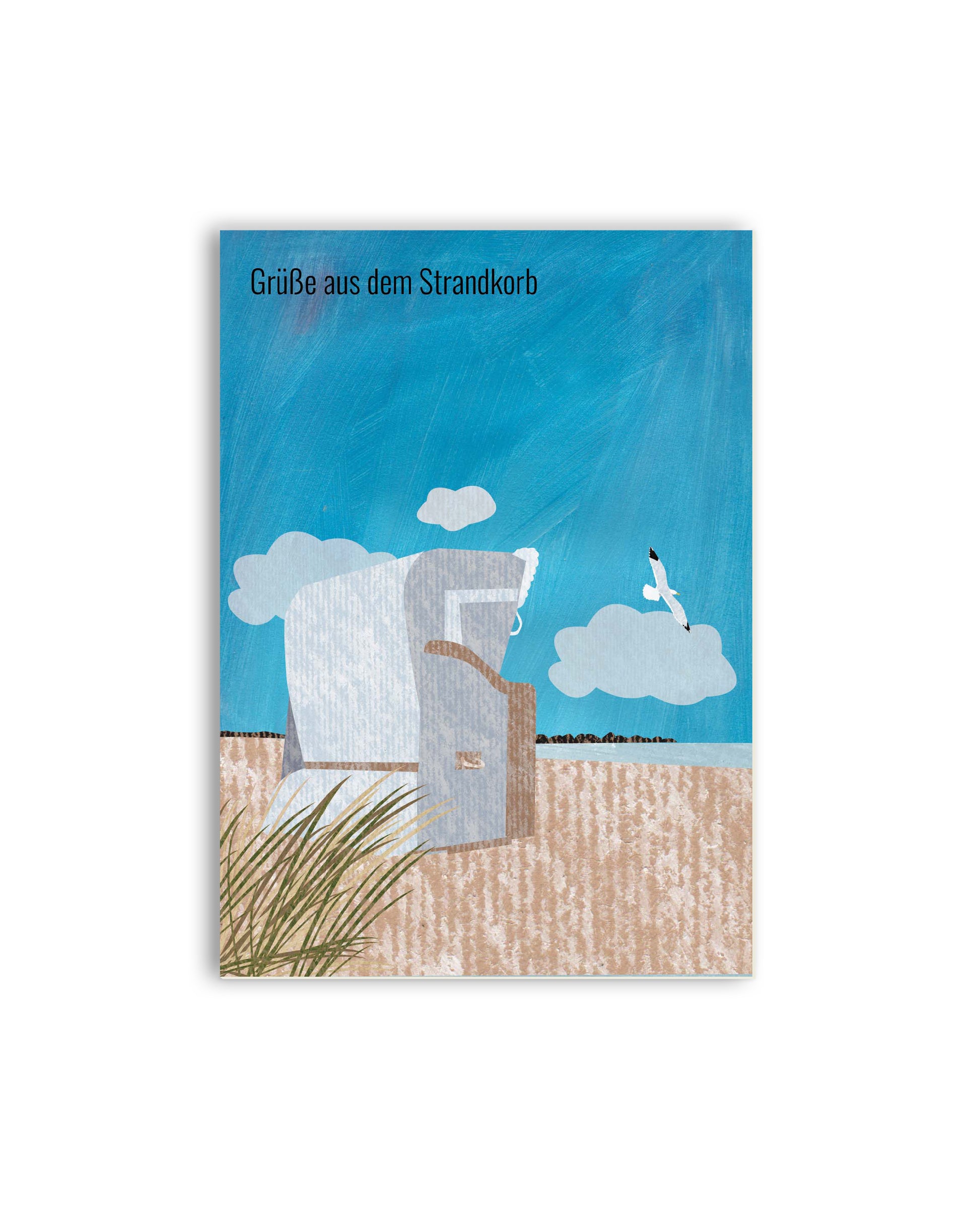 Strandkorb „Grüße aus dem Strandkorb“