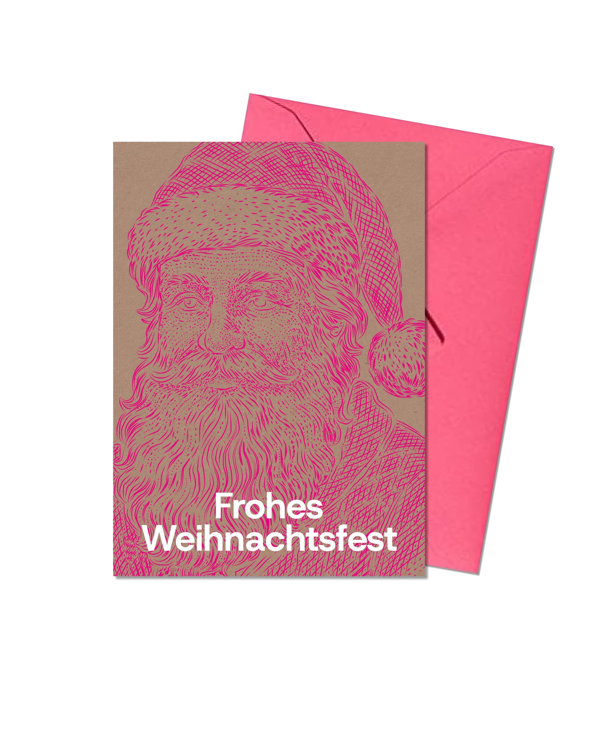 Weihnachtskarte Weihnachtsmann
