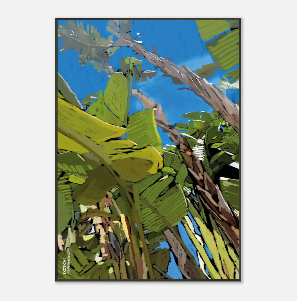 EXOTICA I - Poster im Metallrahmen