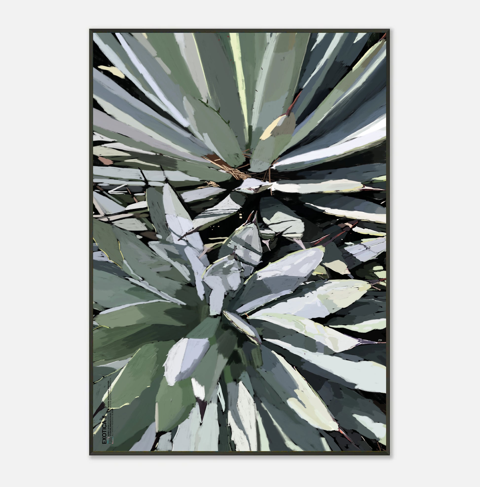 EXOTICA II - Poster im Metallrahmen