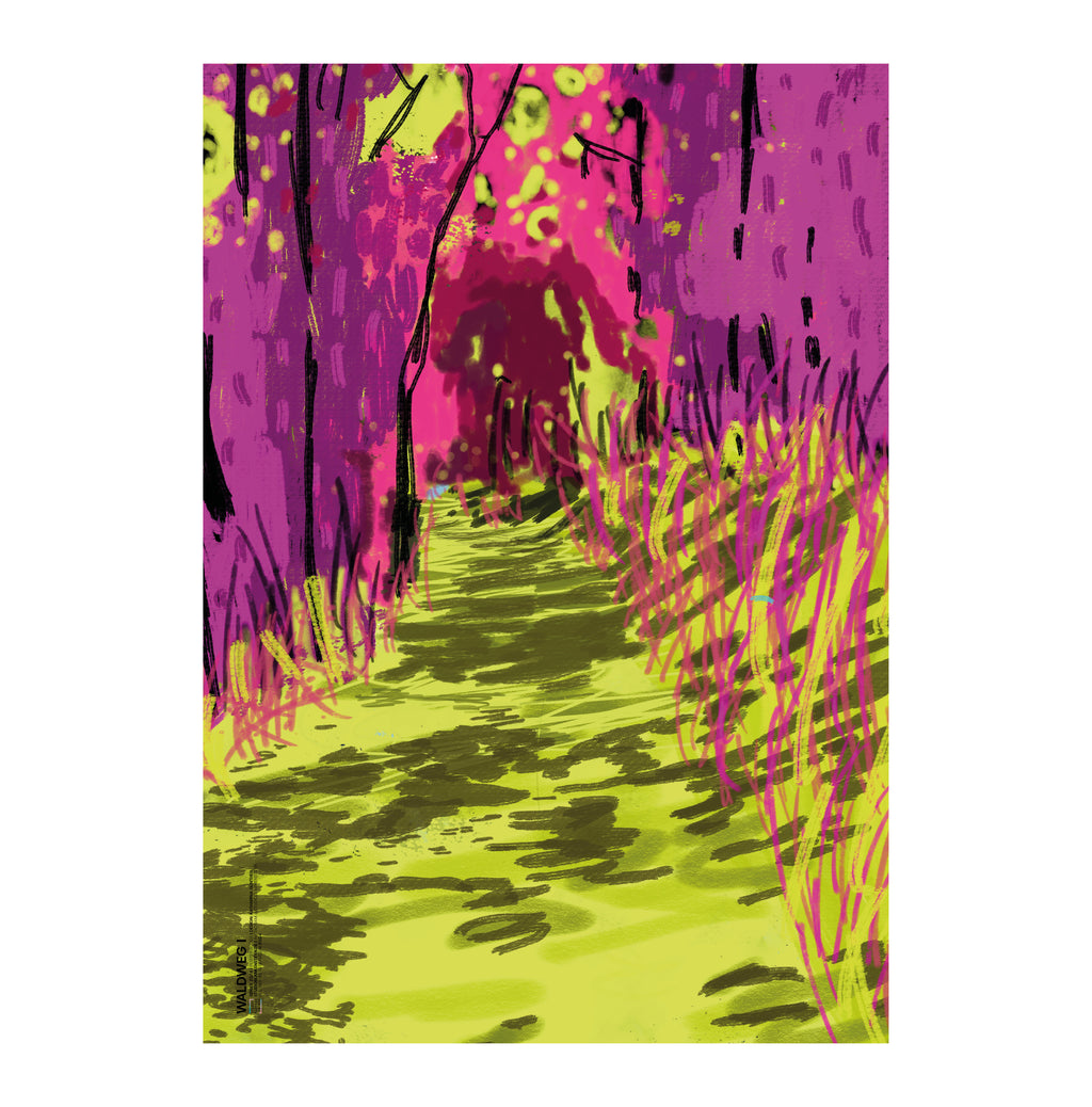 WALDWEG I - Poster