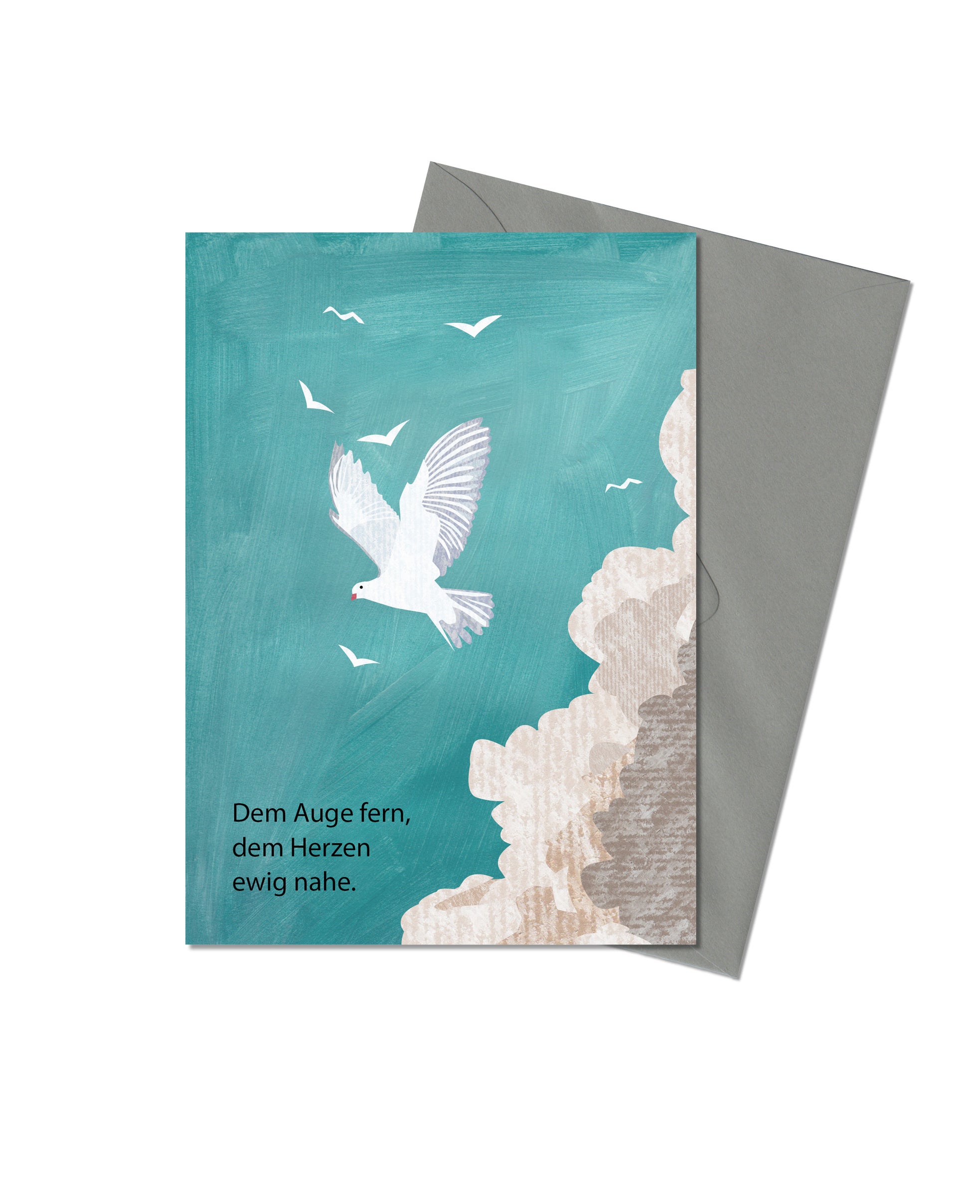 Trauerkarte - Taube